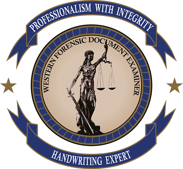 Western Forensic Document Examiner Retina Logo