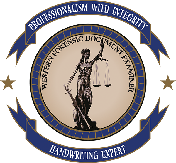 Logo Retina – WFDE Western Forensic Document Examiner Retina Logo