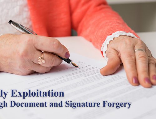 Elderly Exploitation through Document and Signature Forgery